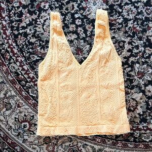 UO Yellow Cami Bra Top